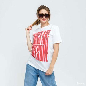 Tričko Girls Are Awesome Stand Tall Tee White XS