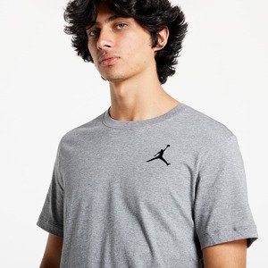 Jordan M J Jumpman Emb Ss Crew Carbon Heather/Black