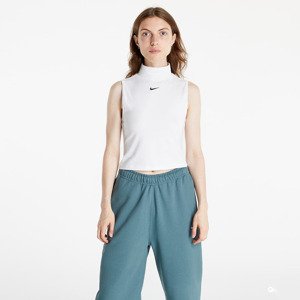 Nike Sportswear Women's Sleeveless Mock Top White/ Black