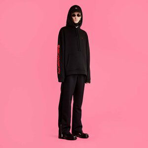 RAF SIMONS Regular Fit Hoodie Synchronicity Black