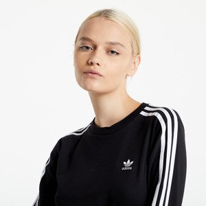 adidas 3-Stripes Longsleeve Tee Black