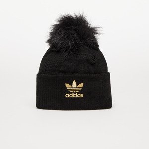 adidas Faux Fur Pompom Beanie Black/ Metall