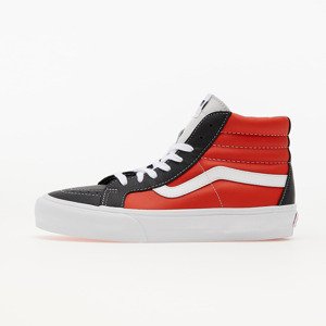 Vans Sk8-Hi Reissue Vlt (Leather) Black/ Orange/ White