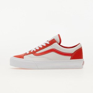 Vans Vault Style 36 LX (Leather) Orange/ True White