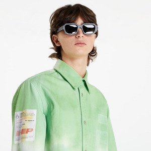 HERON PRESTON Label Tie Dye Shirt Green