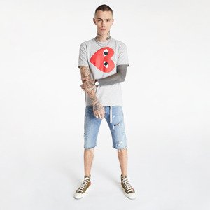 Comme des Garçons PLAY Sideways Heart Logo Tee Grey