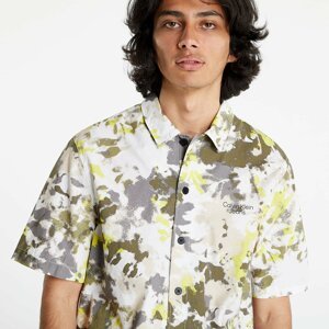 Calvin Klein Jeans Logo Aop Short-Sleeved Shirt Camo Aop