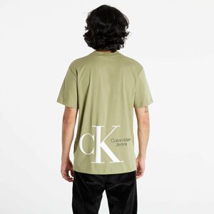 Calvin Klein Jeans Dynamic Ck Back Graphic Tee Faded Olive