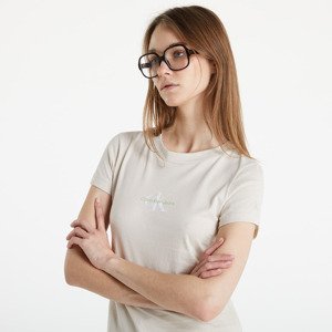 Calvin Klein Jeans Monogram Slim Tee Eggshell