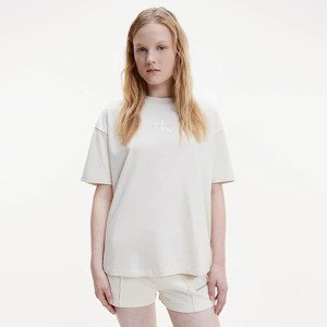 Calvin Klein Jeans Monogram Boyfriend Fit Tee Eggshell