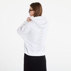 Calvin Klein Jeans Back Faded Logo Hoodie Bright White