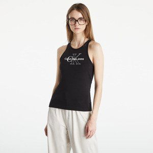 Calvin Klein Jeans Two Tone Monogram Tank Top Ck Black