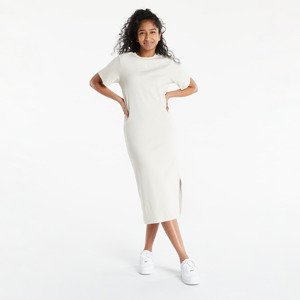 Calvin Klein Jeans Ck Rib Long T-Shirt Dress Eggshell