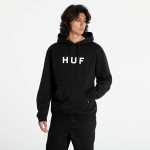 HUF Essentials OG Logo Hoodie Black
