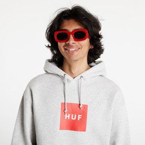 HUF Essentials Box Logo Hoodie Athletic Heather