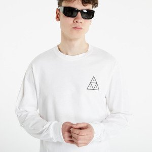 HUF Essentials Triple Triangle Longsleeve White