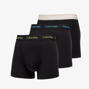 Calvin Klein Cotton Stretch Trunk 3-Pack Black/ Ocean Storm/ Lime/ Signature Blue