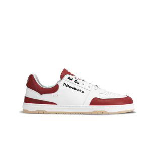 Barefoot tenisky Barebarics Wave - White & Crimson Red 46