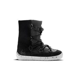 Detské zimné barefoot topánky Be Lenka Snowfox Kids 2.0 - Black 32