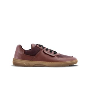 Barefoot tenisky Barebarics Bravo - Maroon Brown 39