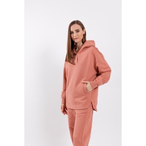 Dámska mikina s kapucňou Be Lenka Essentials - Salmon Pink l