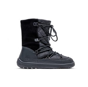 Zimné barefoot topánky Be Lenka Snowfox Woman - All Black 38