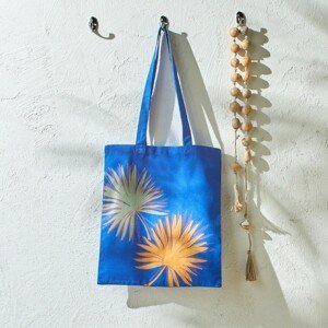 Blancheporte Bavlnená taška z kolekcie Ninole modrá 42x38cm