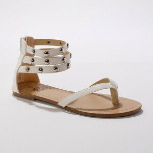 Blancheporte Žabková sandále, biele biela 37
