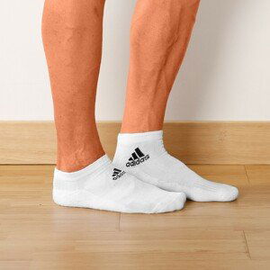 Blancheporte Biele členkové ponožky, súprava 3 páry biela 43/45