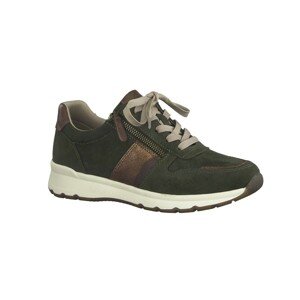 Blancheporte Tenisky sneakers so šnúrkami, vysoko pohodlné khaki 37