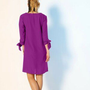 Blancheporte Šaty s kontrastným lemovaním purpurová 40