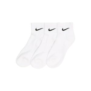 NIKE Športové ponožky 'EVERYDAY CUSH'  čierna / biela