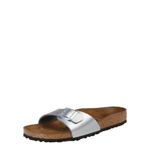 BIRKENSTOCK Šľapky 'Madrid'  strieborná