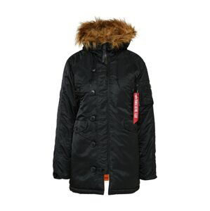 ALPHA INDUSTRIES Zimná parka  čierna