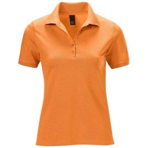 heine Pikee-Poloshirt, halbarm  oranžová