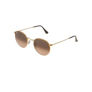 Ray-Ban Slnečné okuliare 'Round metal'  bronzová