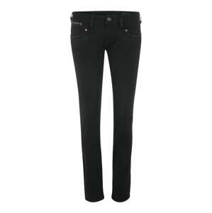 Herrlicher Džínsy 'Piper Slim Denim Black Stretch'  čierny denim