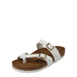 BIRKENSTOCK Žabky 'Mayari'  zlatá / biela