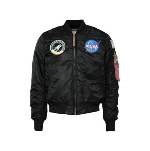 ALPHA INDUSTRIES Prechodná bunda 'Nasa'  čierna