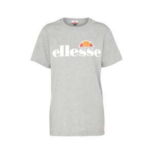 ELLESSE Tričko 'Albany'  sivá melírovaná / oranžová / melónová / biela