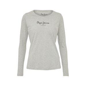 Pepe Jeans Tričko 'NEW VIRGINIA L/S'  sivá