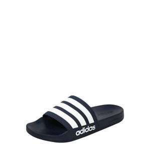 ADIDAS SPORTSWEAR Plážové / kúpacie topánky 'Adilette'  tmavomodrá / biela