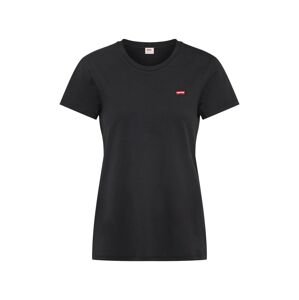 LEVI'S ® Tričko 'Perfect Tee'  ohnivo červená / čierna / biela