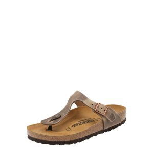 BIRKENSTOCK Sandále 'Gizeh'  hnedá