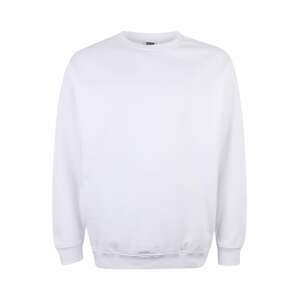 Urban Classics Mikina 'Crewneck'  biela