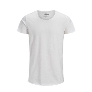 JACK & JONES T-Shirt 'JJEBAS TEE SS U-NECK NOOS'  biela