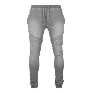 Urban Classics Džínsy 'Biker'  sivý denim