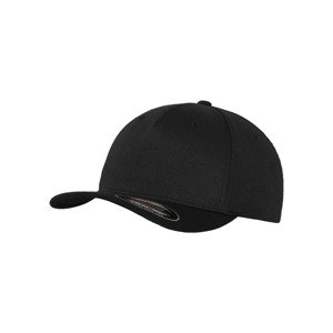 Flexfit Čiapka '5 Panel'  čierna / biela