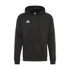 ADIDAS PERFORMANCE Športová mikina 'Core 18'  čierna / biela