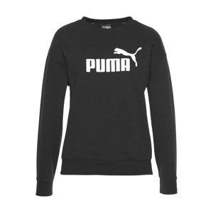 PUMA Športová mikina  čierna / biela